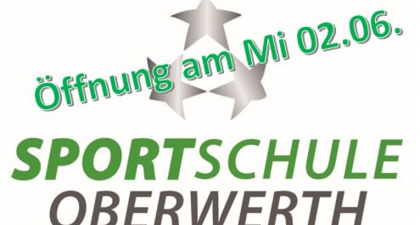 Öffnung der Sportschule zum Mi. 02.06.21